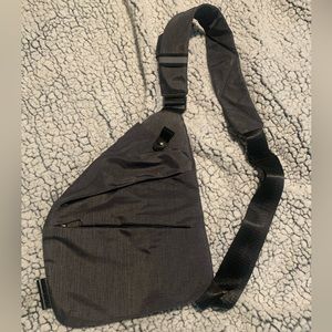 VSH Sling Bag Chest Shoulder Backpack Charcoal gray